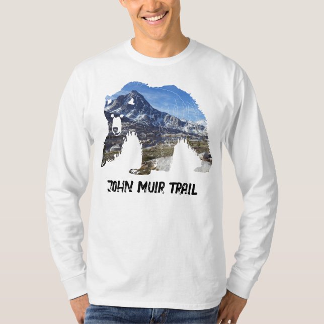 Muir Pass - John Muir Trail Anpassade T-shirt (Framsida)