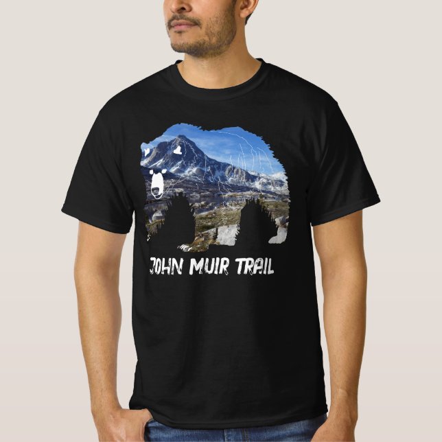 Muir Pass - John Muir Trail Anpassade T-shirt (Framsida)