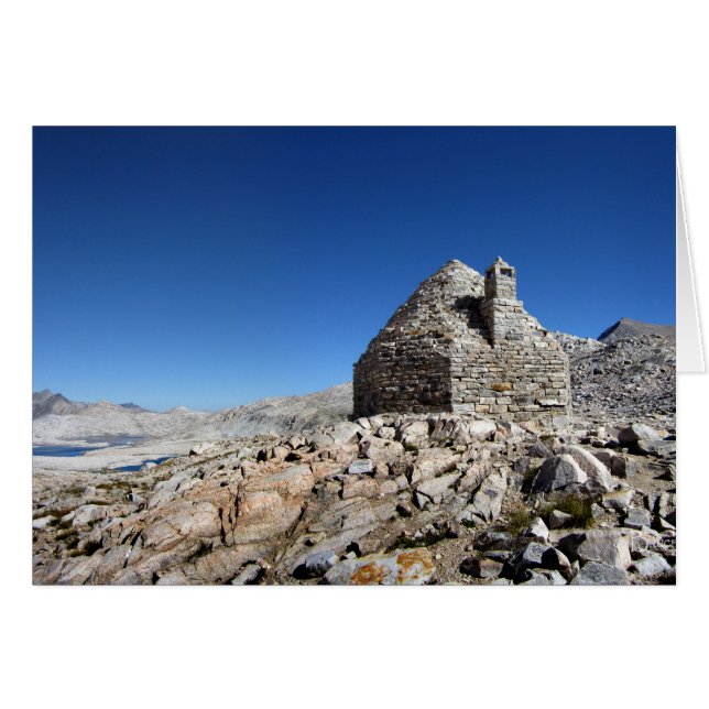 Muir Pass/Muir Hut - John Muir Trail Hälsningskort (Framsidan Horizontal)