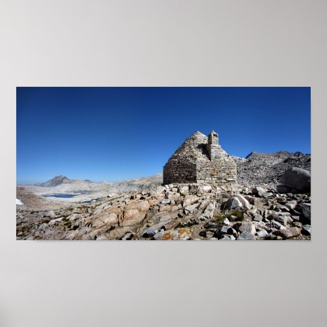Muir Pass/Muir Hut - John Muir Trail Poster (Framsidan)
