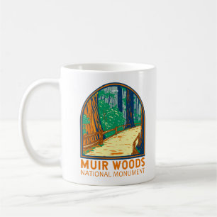 Muir Skogen National Monument California Emblem Kaffemugg