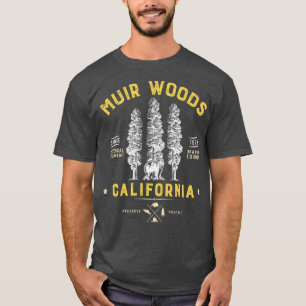 Muir Skogen National Monument California Redwood P T Shirt