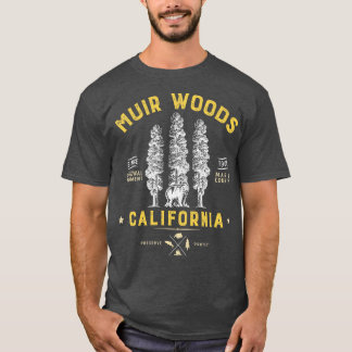 Muir Skogen National Monument California Redwood P T Shirt