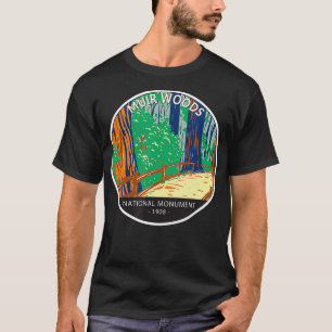Muir Skogen National Monument California Vintage  T Shirt