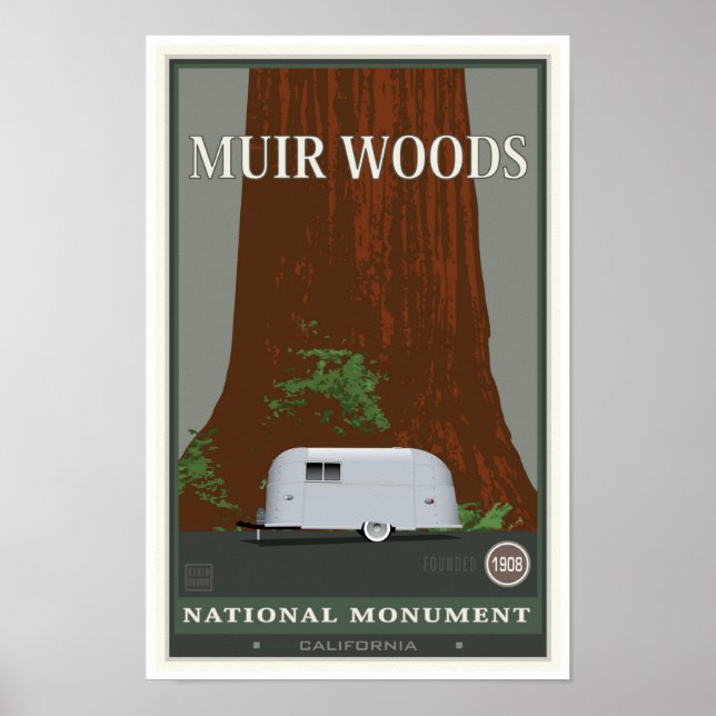Muir Skogen nationalmonument 1 Poster (Framsidan)