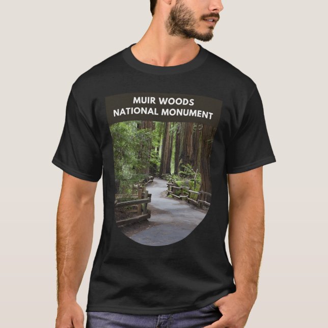 Muir Skogen nationalmonument T Shirt (Framsida)