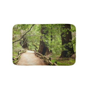 Muir Skogen Väg II Natur Fotografi Badrumsmatta