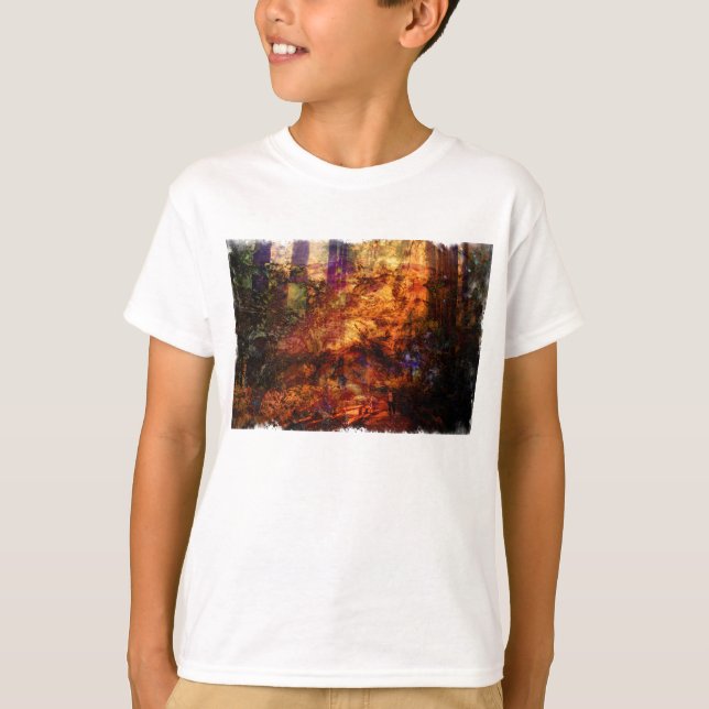 Muir skogencollage tee shirt (Framsida)