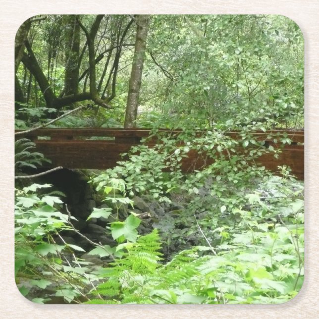 Muir Woods Bridge I Underlägg Papper Kvadrat (Framsidan)