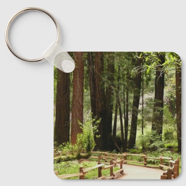 Muir Woods Path I Naturfotografering Nyckelring (Framsida)