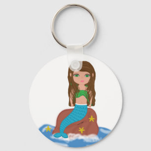 Muirenn the Sjöjungfru Keychain Nyckelring