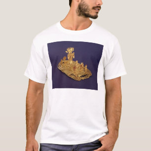 Muisca en votive figurine som visar t-shirt
