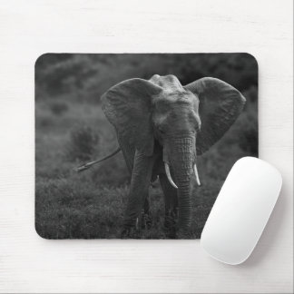 Muismat olifant zwart wit musmatta