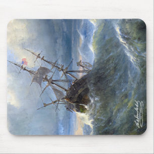Muismatta 'Ship in Storm' av Raden Saleh® Musmatta