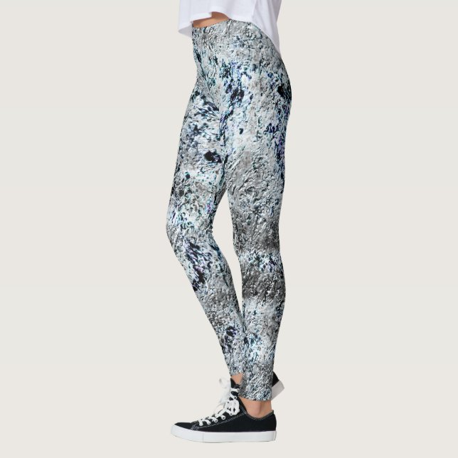 Muito rústico fungo prateado sujo de carbono leggings (Vänster)