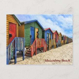 Muizenberg Beach Cape Town South Afrika Vykort