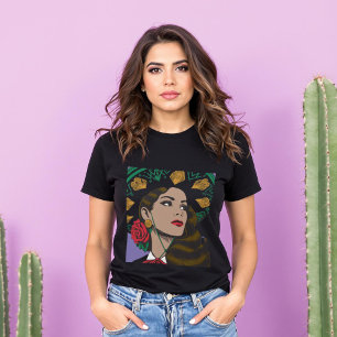 Mujer Mariachi Mexico Pop Art T Shirt