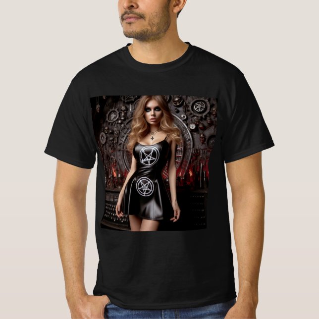Mujer y ocultismo t shirt (Framsida)