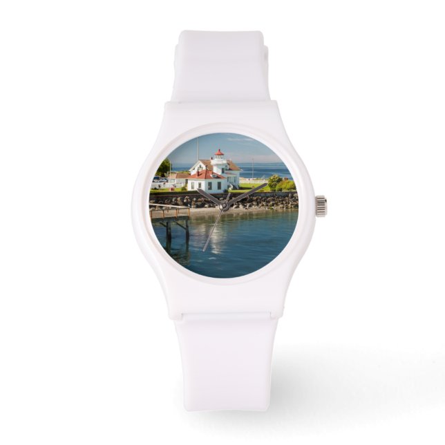 Mukilteo fyr, Mukilteo, Washington, USA Armbandsur (Framsida)