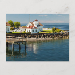 Mukilteo Lighthouse, Mukilteo, Washington, USA Vykort