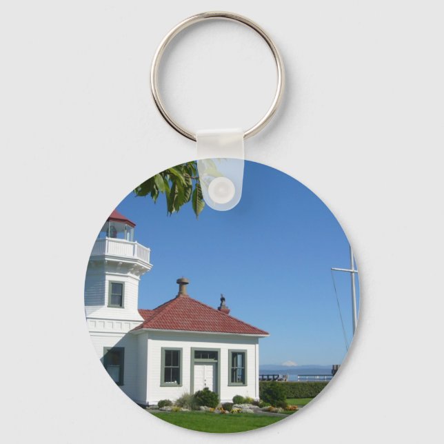 Mukilteo Lighthouse Nyckelring (Framsida)