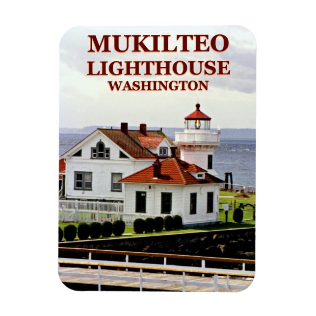 Mukilteo Lighthouse, Washington Flexi Magnet (Vertikal)