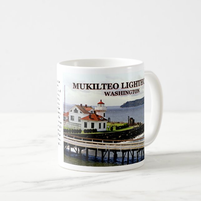 Mukilteo Lighthouse, Washington Mugg (Framsida höger)