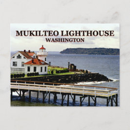 Mukilteo Lighthouse, Washington Postcard Vykort