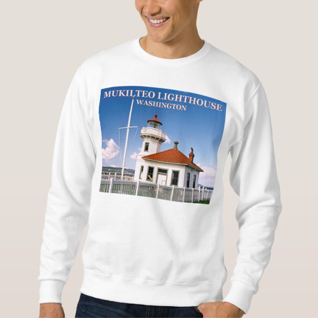 Mukilteo Lighthouse, Washington Sweatshirt (Framsida)