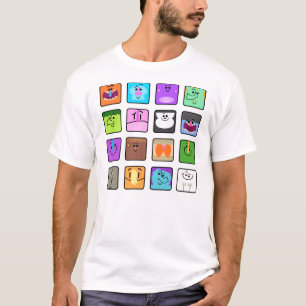 Mukpuddy - "Muklings" grundläggande vitt-skjorta Tee Shirt