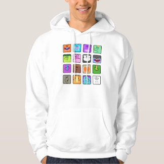 Mukpuddy - "Muklings" vitHoodie Sweatshirt