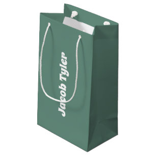 MUL Elegance - Ocean Teal Namn Gift Bag