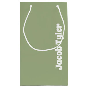 MUL-elegance - Small Tranquil Sage Namn Gift Bag