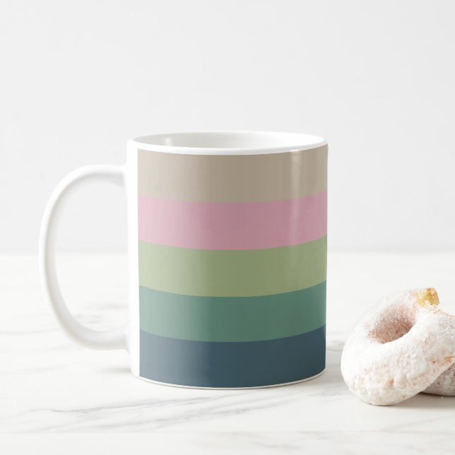 MUL-element - Snyggt stripe Kaffemugg (Med munk)