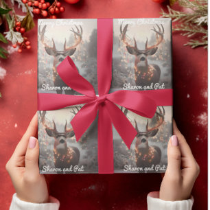 Mul Hjort och Jul Ljus Presentpapper