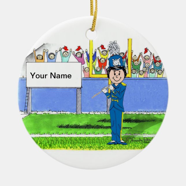 Mul- och klövsjukan julgransprydnad keramik (Framsidan)