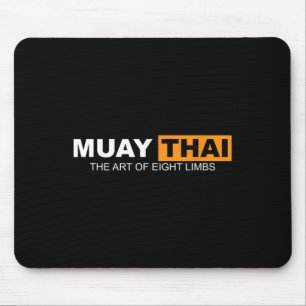 Mul thai konsten av åtta limmer med fickboxning oc musmatta