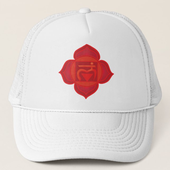 Muladhara chakra Hat Truckerkeps (Framsida)