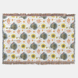 MulArt Turkey Throw Blanket Filt