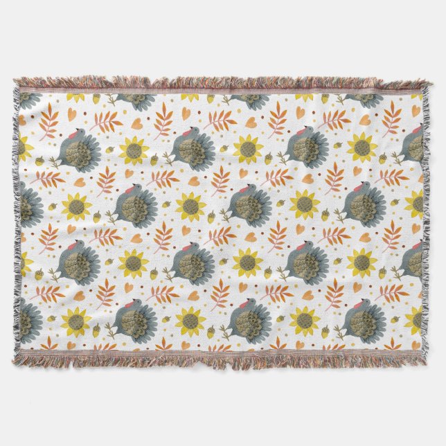 MulArt Turkey Throw Blanket Filt (Framsidan)