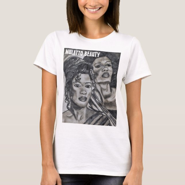 MULATTO BEAUTY, T SHIRT (Framsida)