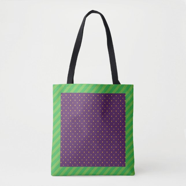 Mulberry fryit design, sommarbär mönster tygkasse (Framsida)