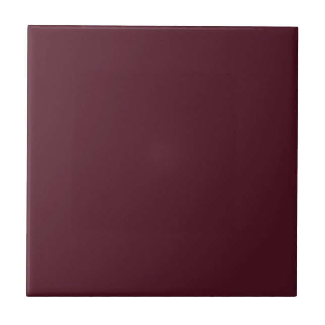 Mulberry Lila Solid Färg Tile Kakelplatta (Framsidan)