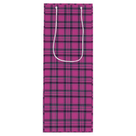 Mulberry Plaid Wine Gift Bag