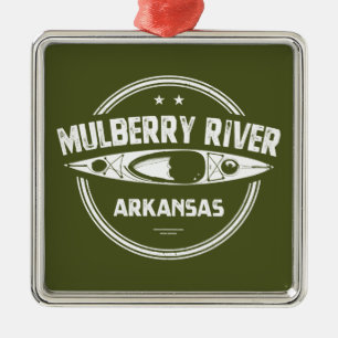 Mulberry River, Arkansas Julgransprydnad Metall