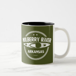 Mulberry River, Arkansas Två-Tonad Mugg