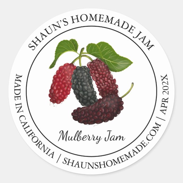Mulberry Sylt Modern etikett (Framsida)