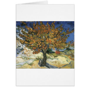 Mulberry Träd av van Gogh Hälsningskort