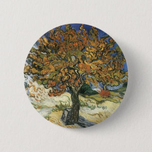 Mulberry Träd av van Gogh Knapp