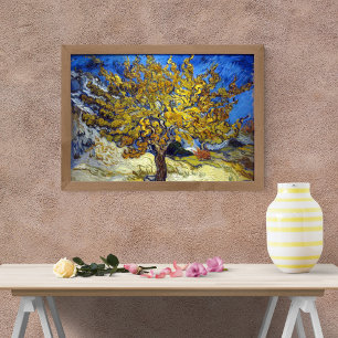 Mulberry Träd av Vincent van Gogh Poster